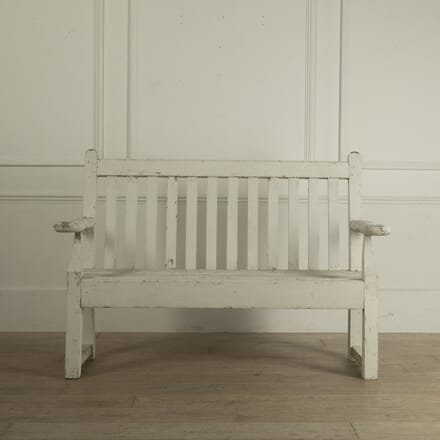 Early 20th Century Garden Bench By William Woods SB0912090