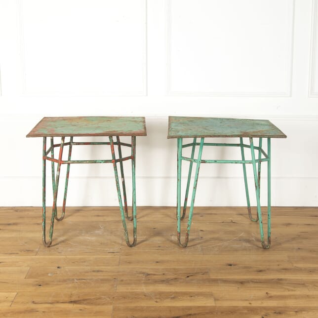 Pair of French Painted Bistro Tables TA3513240