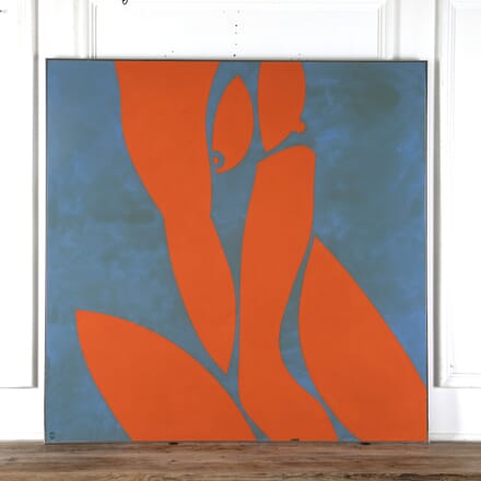 John Miles Large Abstract Nude Painting WD7813059