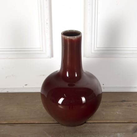 Large C19th Sang de Boeuf Glaze Chinese Bottle Vase DA9012770