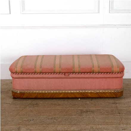 Large 19th Century English Ottoman with Hinged Top BD8811516