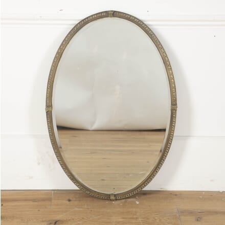 Oval Brass Framed Mirror MI3612468