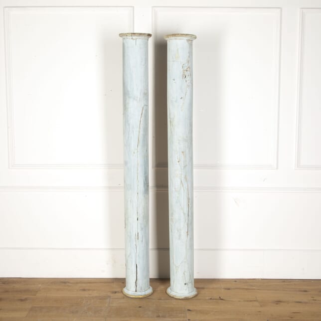 Pair of 18th Century French Painted Columns DA3713099