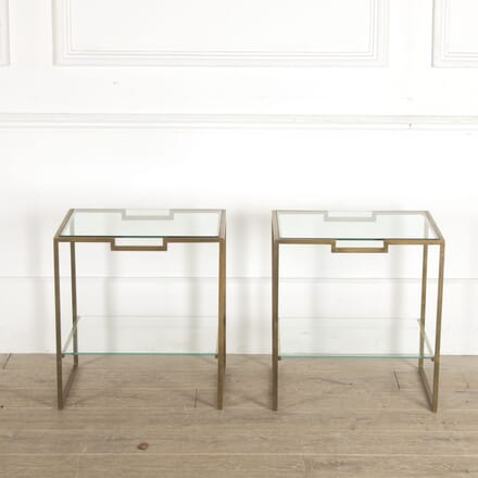 Pair of Geometric Side Tables CO3012782