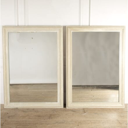Pair of Painted French Mirrors MI4813151