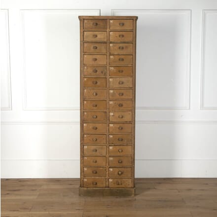 Tall Standing Bank of Thirty Drawers CC3612467