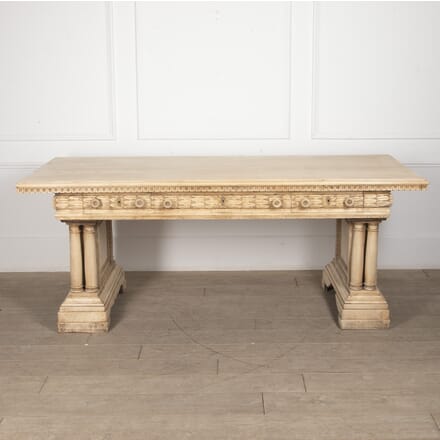 19th Century Bleached Walnut Table CO8423000