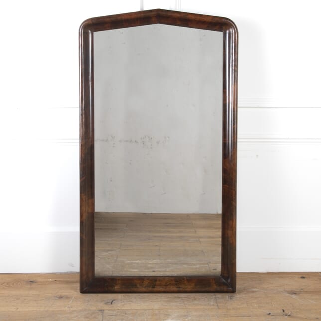 19th Century Flame Mahogany Mirror MI4321551