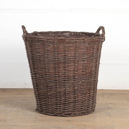 20th Century Large Willow Log Basket DA4323279