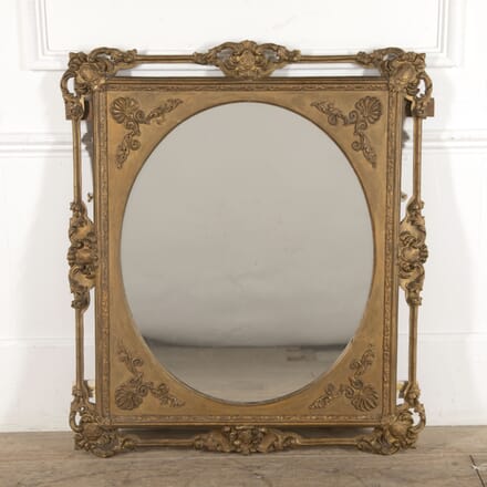 Late 19th Century Continental Overmantel Mirror MI2421105