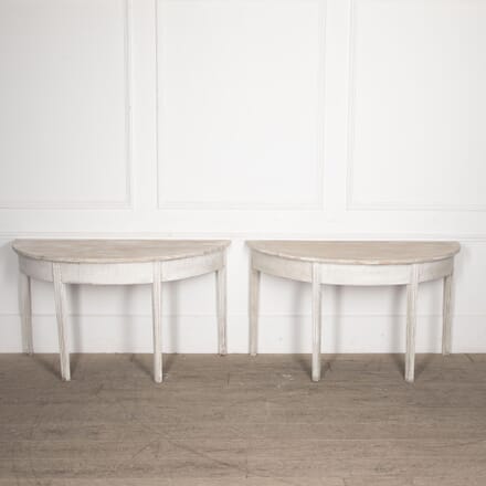 Pair of 19th Century Painted Console Tables CO8430599