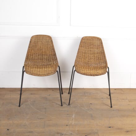 20th Century Pair of Rattan Chairs CH4322499