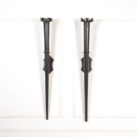 Pair of 20th Century Toleware Torcheres DA4321096