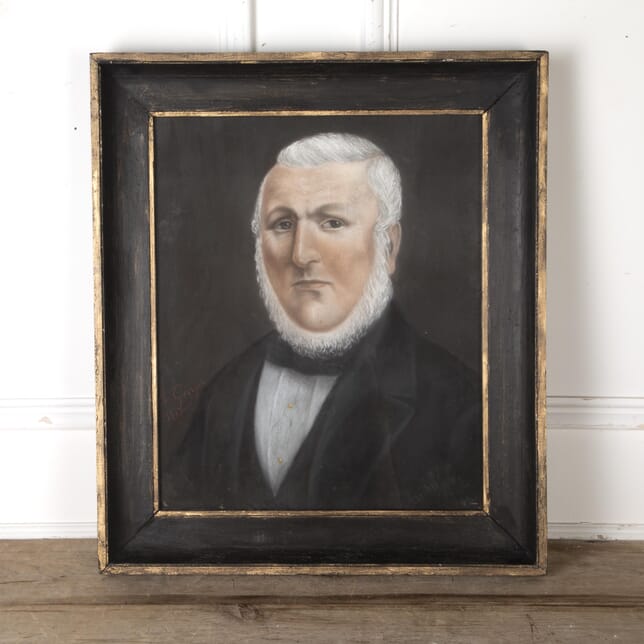 19th Century Pastel Portrait of Distinguished Gentleman WD3724879