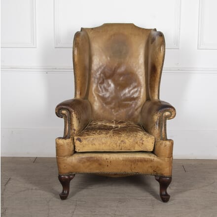 Queen Anne Style Wingback Armchair CH7024299