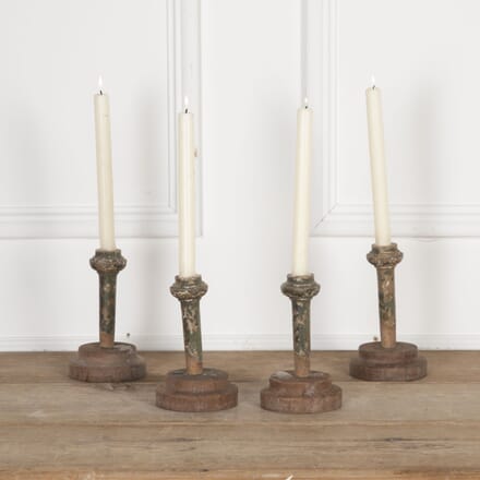 Set of Four Early 20th Century Swedish Candlesticks DA3722190