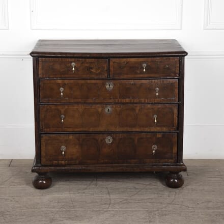 18th Century Walnut Oyster Chest of Drawers CC8425235
