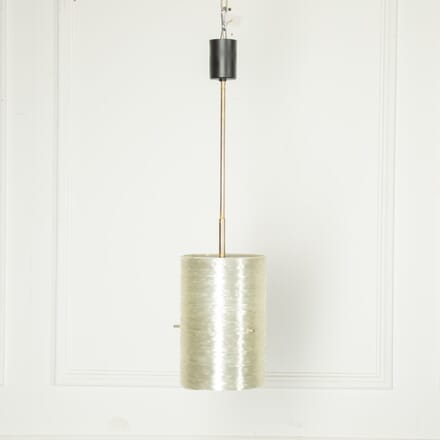 20th Century Acrylic Brass and Steel Hanging Pendant Light LC2924057
