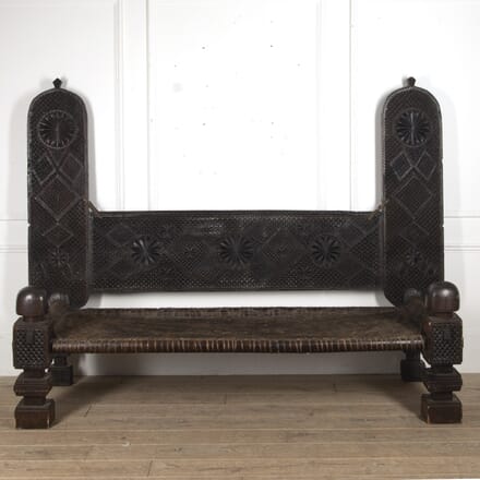 African Swahili Carved Daybed SB7818726