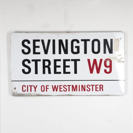 20th Century Enamel Street Sign for Sevington Street, London WD2924010