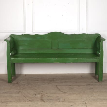 19th Century Green Painted Bench SB1820932