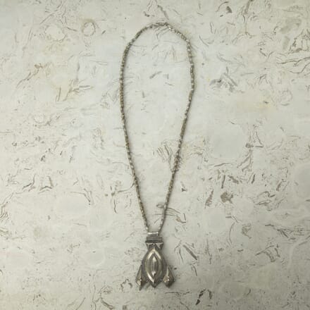 Arabian Antique Necklace with 'Tuareg' Silver Pendant LS4424221
