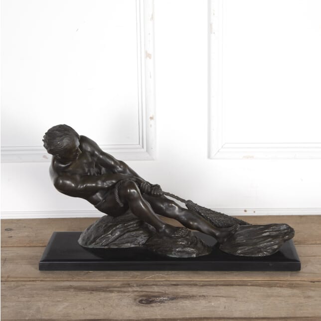 Art Deco Bronze Figure by "Salvatore Melani" DA8523974