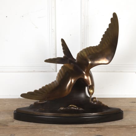 Art Deco Bronze Sea Bird by "Lorino " DA8521086