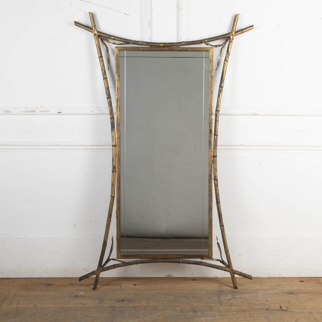 Art Deco Gilt Metal 'Bamboo' Mirror MI3425595