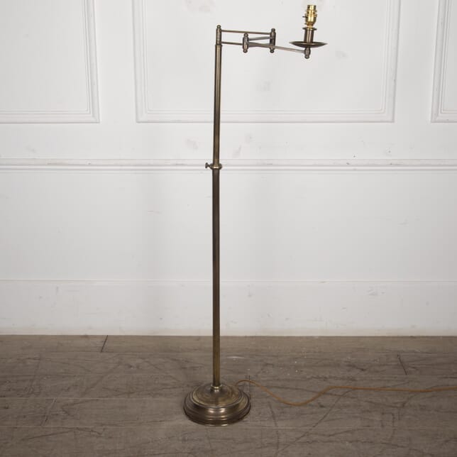 Art Deco Style Brass Telescopic Reading Floor Lamp LL1524809