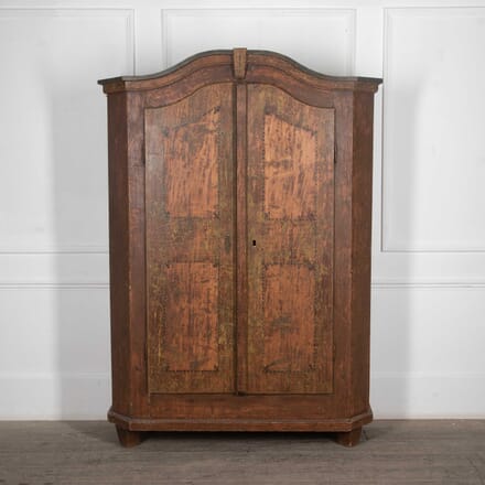 Late 18th Century Bavarian Painted Armoire CU9925793