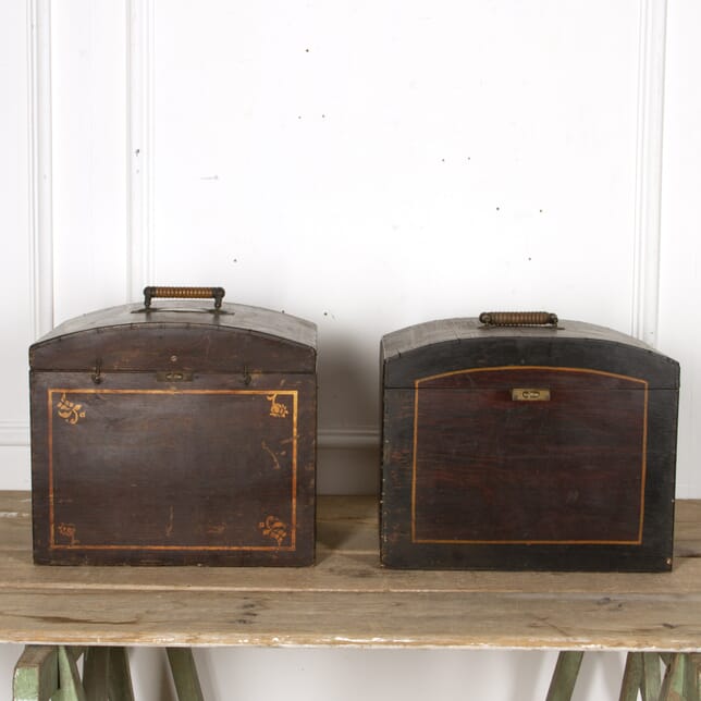Pair of Scottish 19th Century Bird Carrying Boxes DA0817939