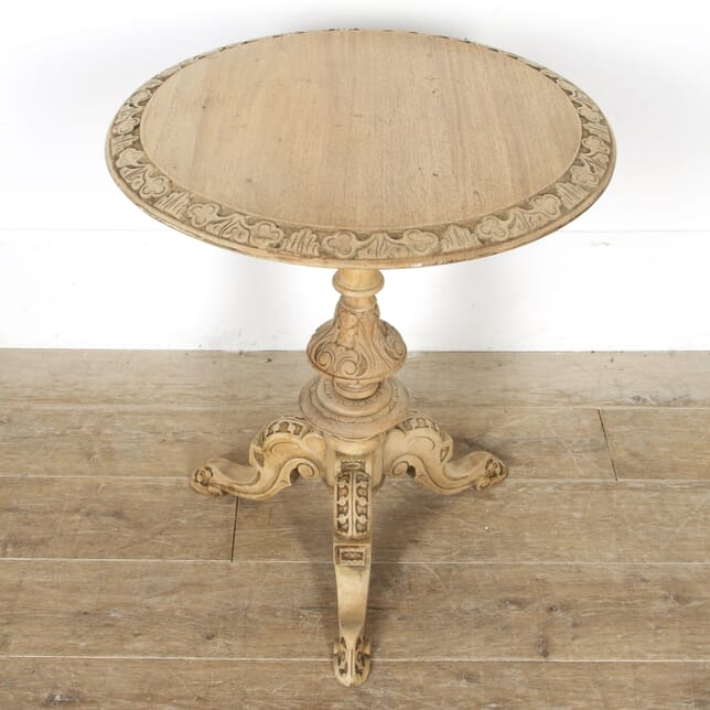 19th Century Bleached Walnut Side Table CO8417415