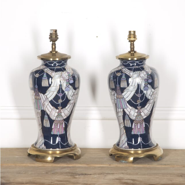 Blue and White Ceramic Vase Lamps LT1314945