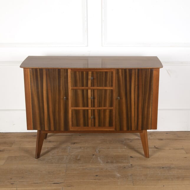 Bow-Fronted Walnut Sideboard