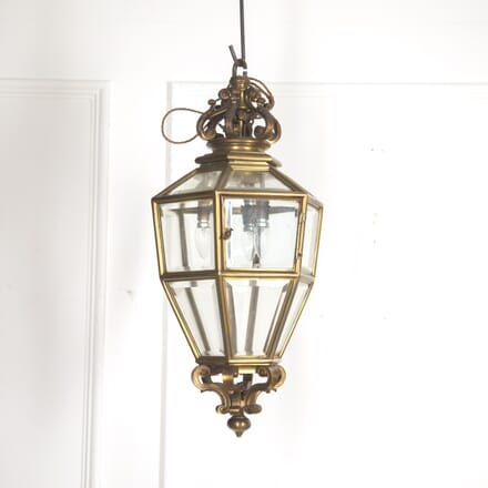 French Brass Hanging Lantern LL4815154