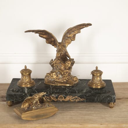 Bronze Inkwell by A. Marionnet DA5215805