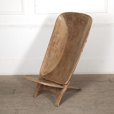 20th Century Carved Wood Birthing Chair CH3024894
