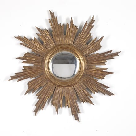 20th Century Carved Wood Sunburst Mirror MI6022542