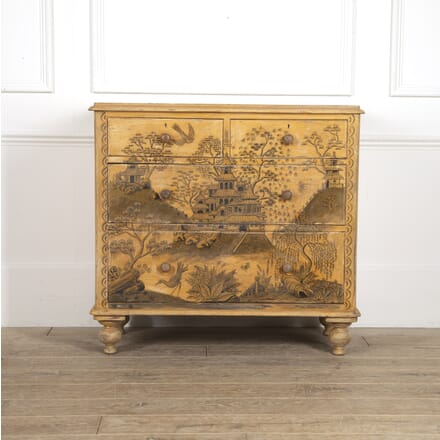 Chinoiserie Painted Chest of Drawers CC3514738