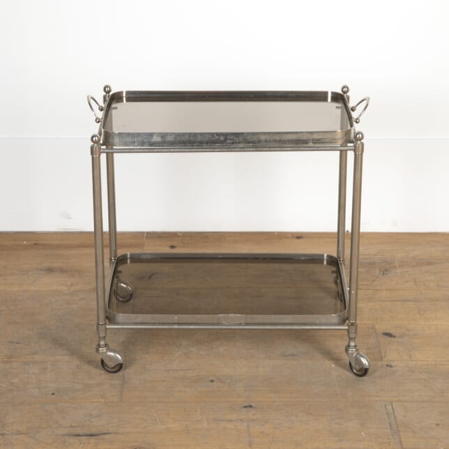 20th Century Chrome and Glass Drinks Trolley TS9021535