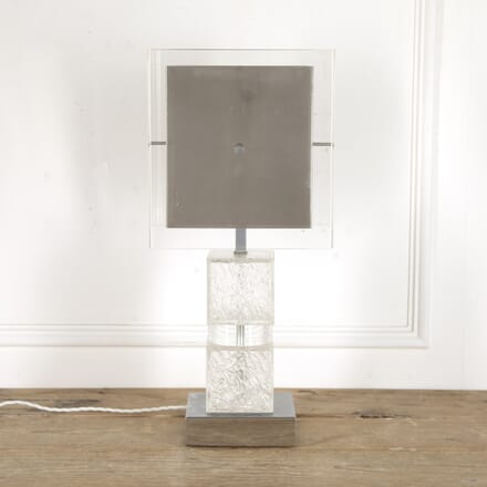 20th Century Chrome and Lucite Table Lamp LT3020847