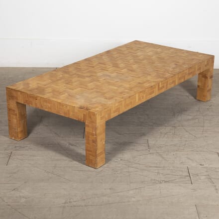 20th Century Fruitwood and Parquetry Coffee Table CT4824450