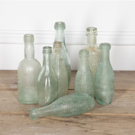 Collection of 19th Century English Glass Bottles DA7231601