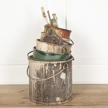 Collection of Early 20th Century Paint Buckets DA8528056