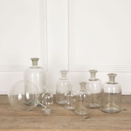 Collection of Eight 20th Century English Pharmacy Bottles DA3733274