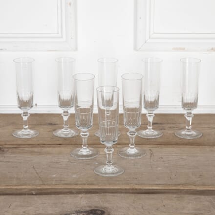 20th Century Collection of Eight Champagne Glasses DA2019009