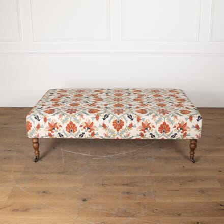 Contemporary Modernist Embroidered Ottoman ST1829257
