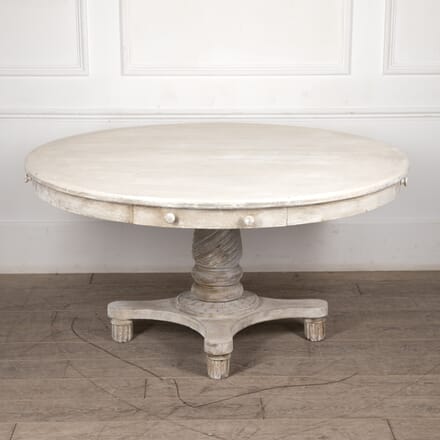 Contemporary Painted Drum Table TC8426001