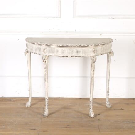 Painted Demi Lune Expanding Console Table CO7915750